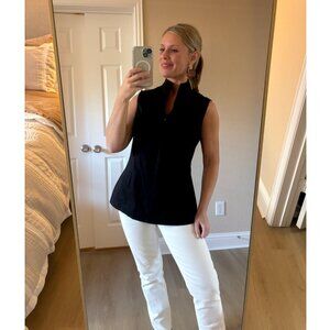 Ming Wang Black Sleeveless Top